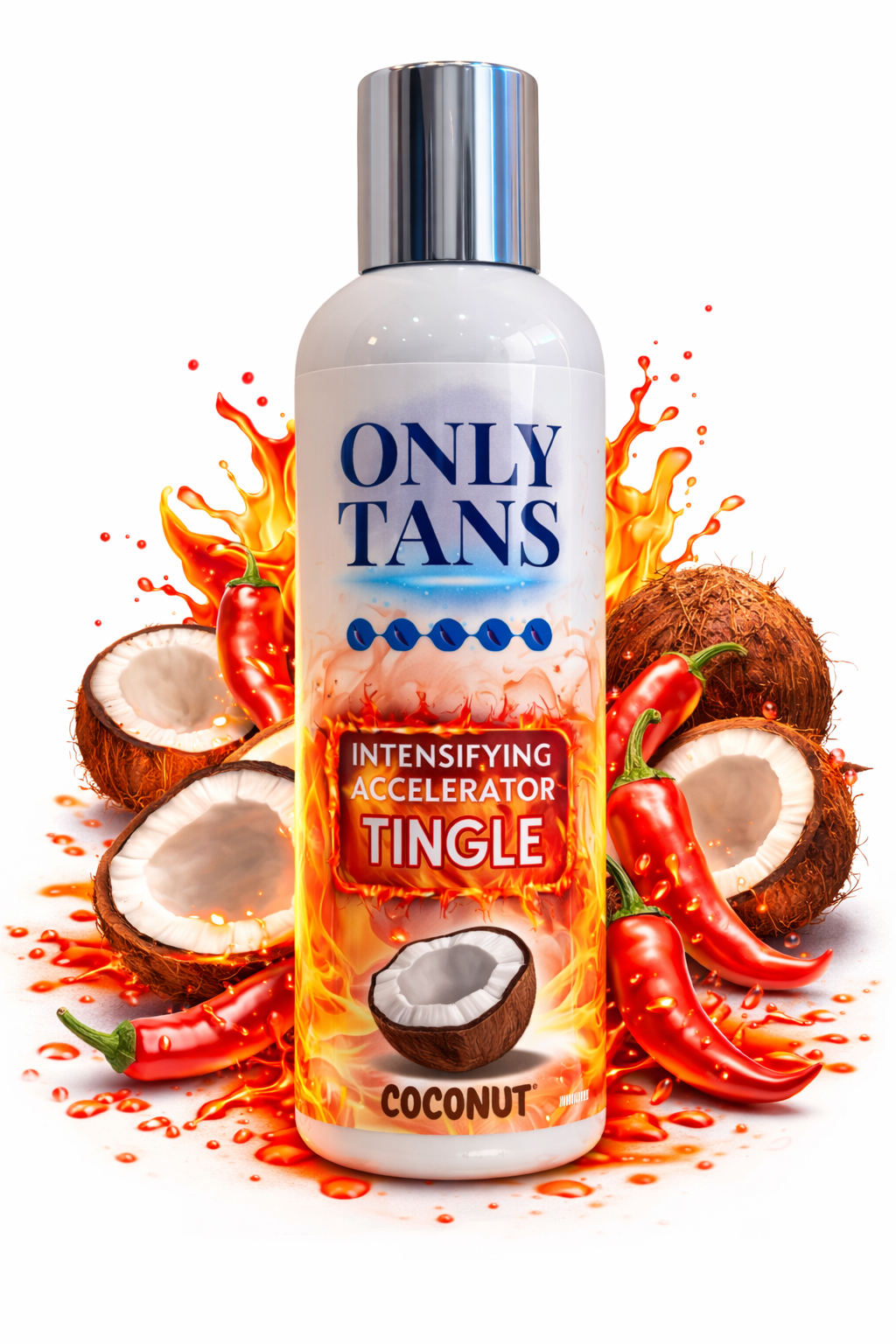 Coconut Extremely Hot Tingle Cream - 200g Extreme Intensifying Ultrafast Hot Tanning Lotion
