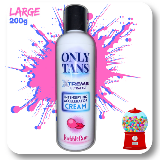 Bubblegum Accelerator Cream - 200g Extreme Intensifying Ultrafast Tanning Lotion