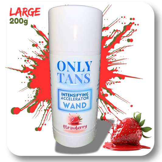 OnlyTans Strawberry Tanning Wand - 200g Extreme Intensifying Ultrafast Accelerator
