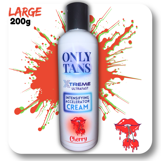 Cherry Accelerator Cream - 200g Extreme Intensifying Ultrafast Tanning Lotion