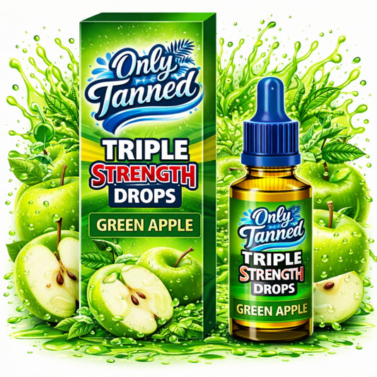 Triple Strength Green Apple Tanning Drops