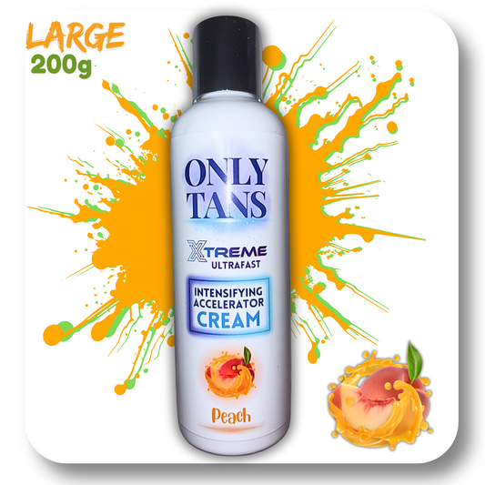 Peach Accelerator Cream - 200g Extreme Intensifying Ultrafast Tanning Lotion
