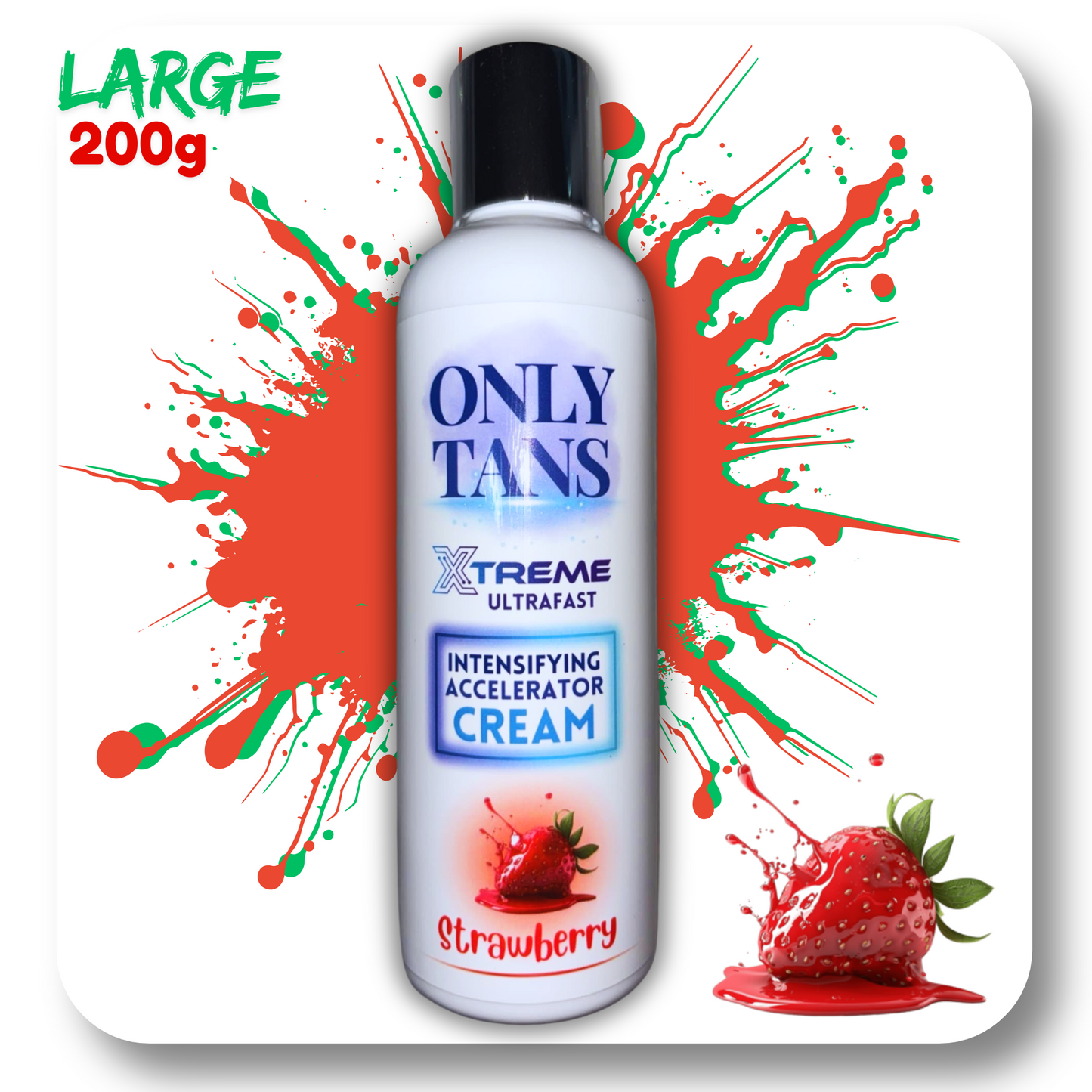 OnlyTans Accelerator Cream - 200g Extreme Intensifying Ultrafast Tanning Lotion
