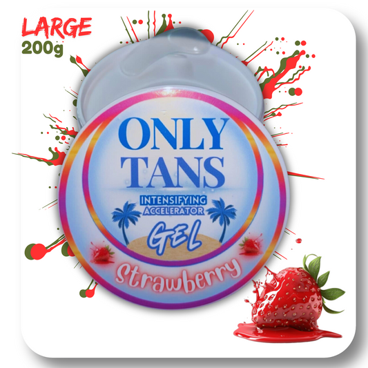 Strawberry Accelerator Gel - 200g Extreme Intensifying Ultrafast Tanning Lotion
